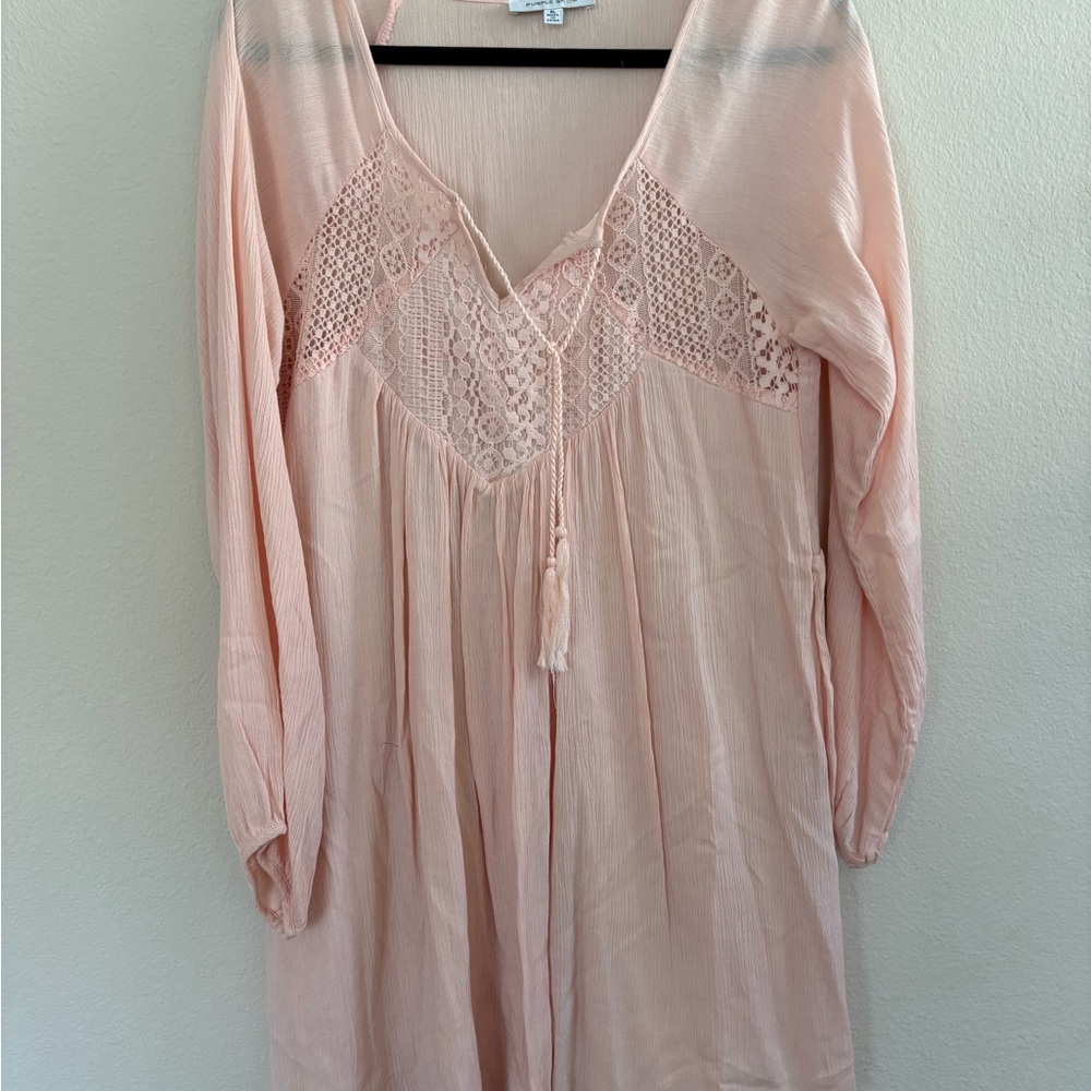Purple Snow Blush Pink Top
